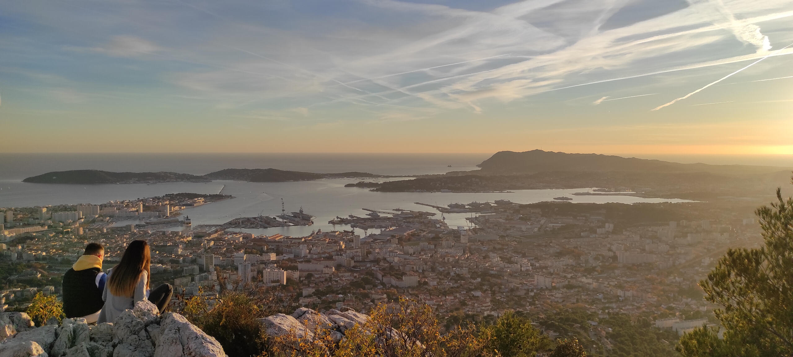 Paysage vue depuis le Mont Faron